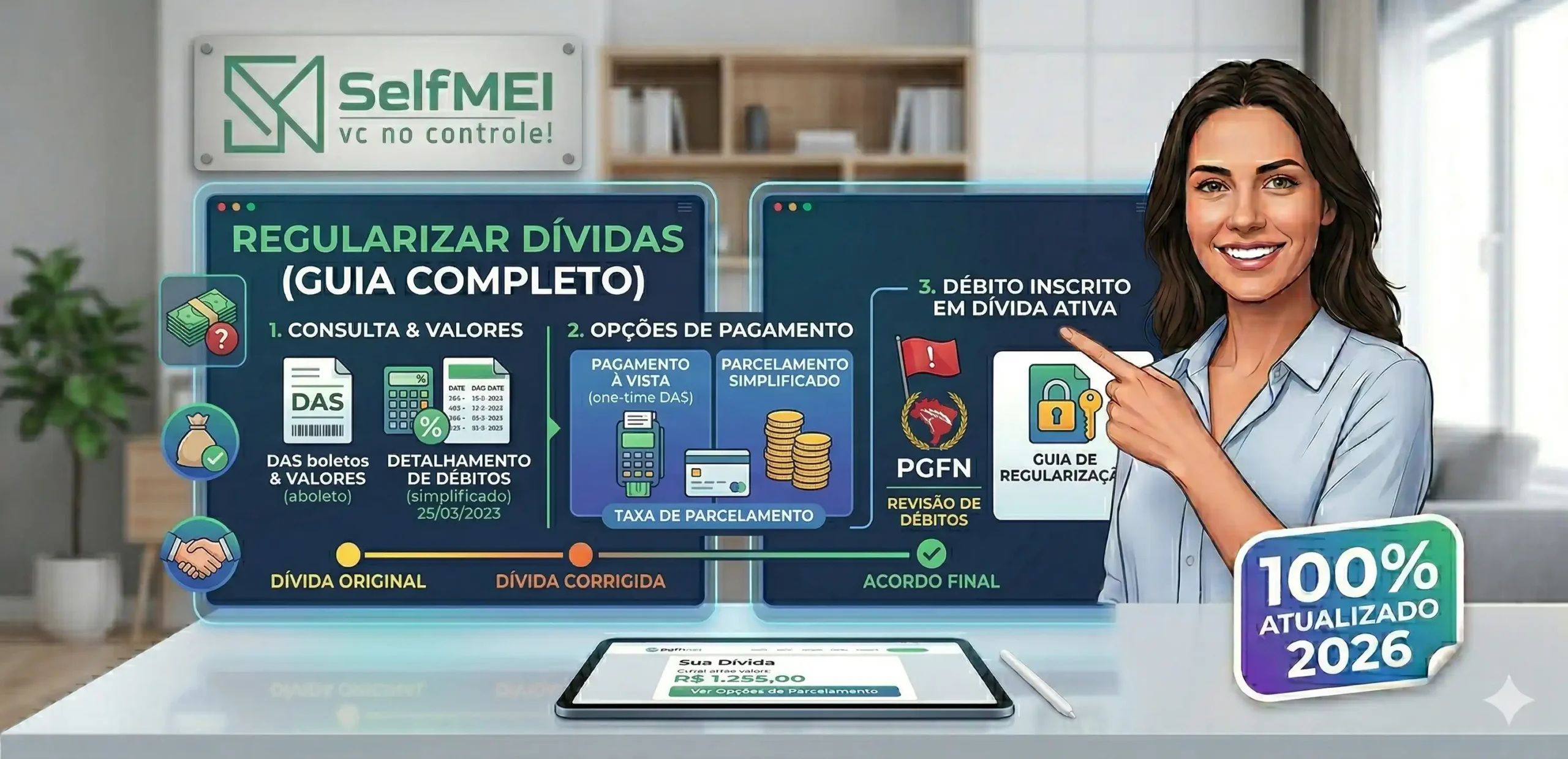 MEI com dívida: como parcelar e regularizar seu CNPJ em 2026